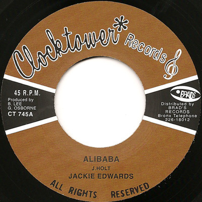 Jackie Edwards - Alibaba | Clocktower Records (CT 745) - main