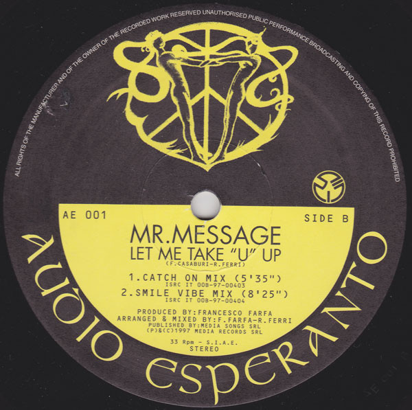 Mr. Message - Let Me Take "U" Up | Audio Esperanto (AE 001) - 2