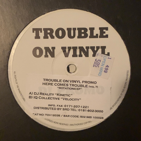 Various - Here Comes Trouble Volume 7 (Rotation EP) | Trouble On Vinyl (TOV 12035)