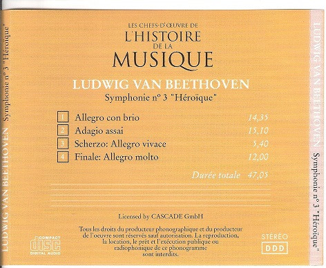 Ludwig Van Beethoven , Sinfonieorchester Des Südwestfunks , Woldemar Nelsson - Symphonie N°3 "Héroïque" | e.f.s.a. (002) - 2 Ludwig Van Beethoven , Sinfonieorchester Des Südwestfunks , Woldemar Nelsson - Symphonie N°3 "Héroïque" | e.f.s.a. (002) - 2