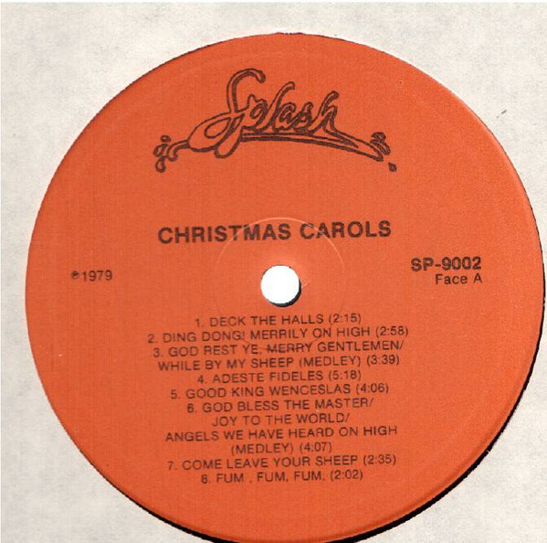 Unknown Artist - Christmas Carols | Splash (SP 9002) - 2