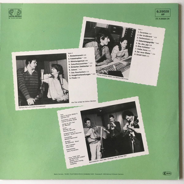 Gerhard Polt & Gisela Schneeberger - Fast Wia Im Richtigen Leben | Jupiter Records (6.25028) Gerhard Polt & Gisela Schneeberger - Fast Wia Im Richtigen Leben | Jupiter Records (6.25028)