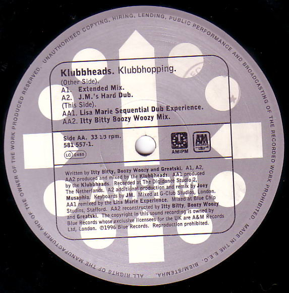 Klubbheads - Klubbhopping | AM:PM (581 557-1) - 4 Klubbheads - Klubbhopping | AM:PM (581 557-1) - 4