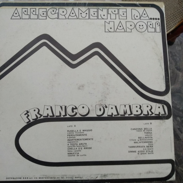 Franco D'Ambra - Allegramente Da....Napoli | ATA Records (NDL 0002) - 2 Franco D'Ambra - Allegramente Da....Napoli | ATA Records (NDL 0002) - 2