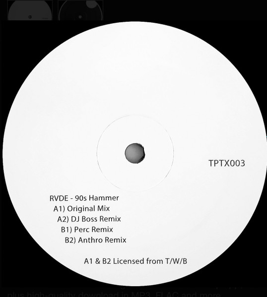 RVDE - 90s Hammer | Perc Trax (TPTX003) - main
