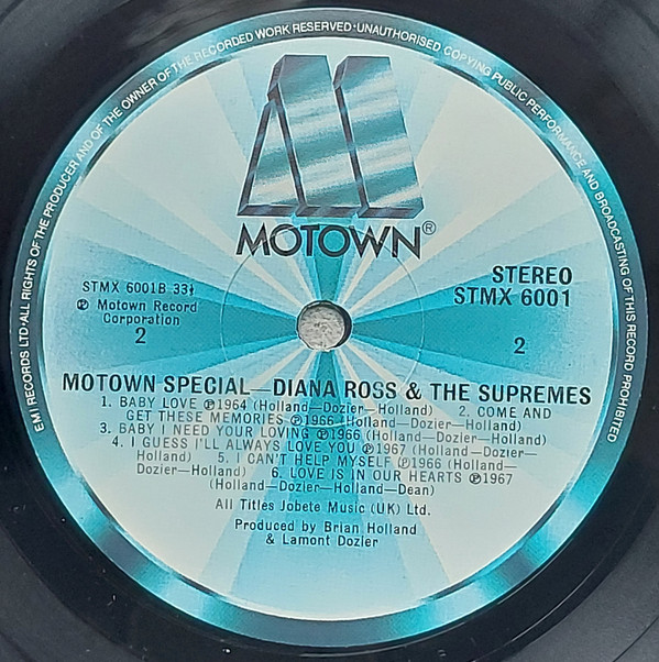 The Supremes - Motown Special | Motown (STMX 6001) - 4 The Supremes - Motown Special | Motown (STMX 6001) - 4