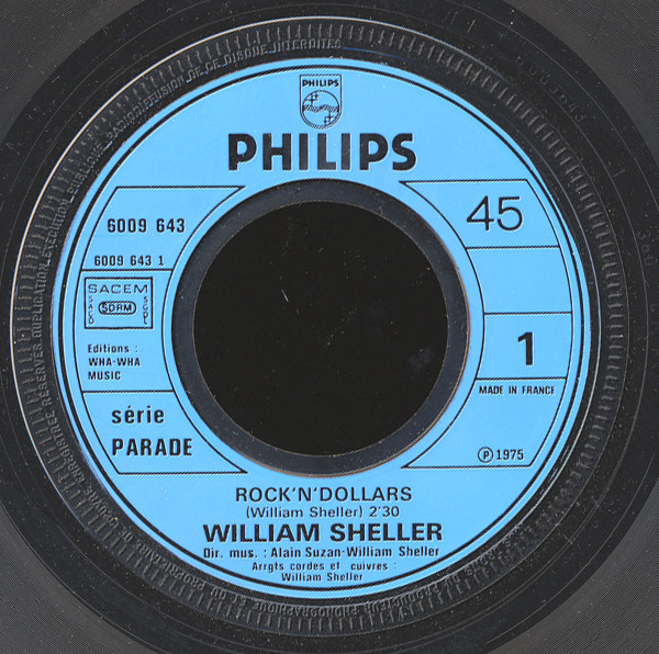 William Sheller - Rock' N' Dollars | Philips (6009 643) - 3