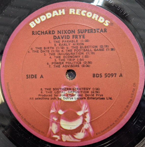 David Frye - Richard Nixon Superstar | Buddah Records (BDS 5097) - 3 David Frye - Richard Nixon Superstar | Buddah Records (BDS 5097) - 3
