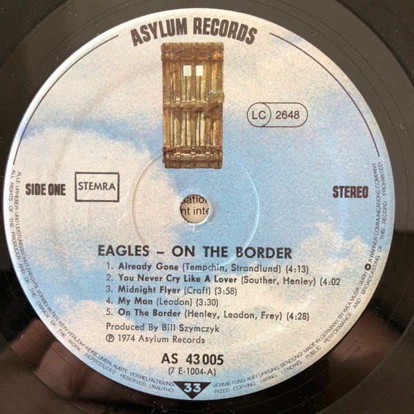 Eagles - On The Border | Asylum Records (AS 43005) - 3 Eagles - On The Border | Asylum Records (AS 43005) - 3