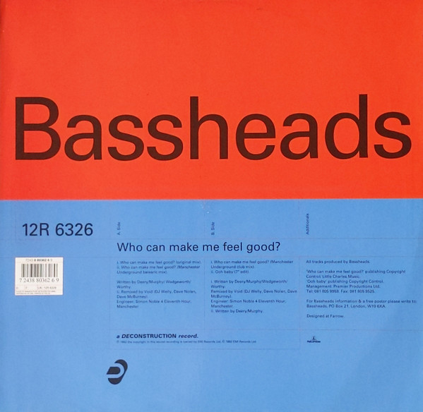 Bassheads - Who Can Make Me Feel Good? | Deconstruction (12R 6326) - main Bassheads - Who Can Make Me Feel Good? | Deconstruction (12R 6326) - main