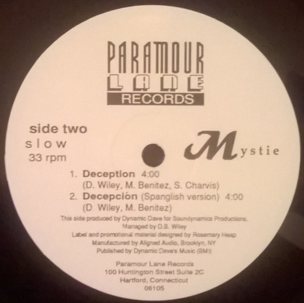 Mystie - Have I Lost You? / Chains Of Passion / Deception | Paramour Lane Records (777) - 2