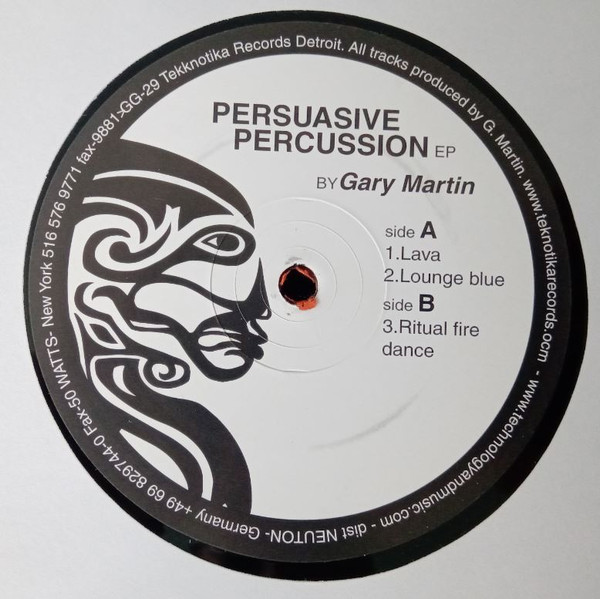 Gary Martin - Persuasive Percussion EP | Teknotika Records (GG-29) - 2 Gary Martin - Persuasive Percussion EP | Teknotika Records (GG-29) - 2