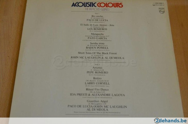 Various - Acoustic Colours - The Famous Guitars | Philips (814 022-1) - 2