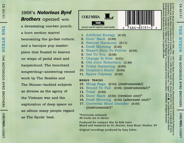 The Byrds - Ballad Of Easy Rider [CD] | Legacy (CK 65114) - 4