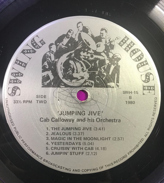 Cab Calloway And His Orchestra - Jumping Jive | Swing House Records (SWH-15) - 4