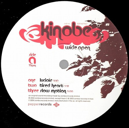 Kinobe - Wide Open | Pepper Records (82876579421) - 4