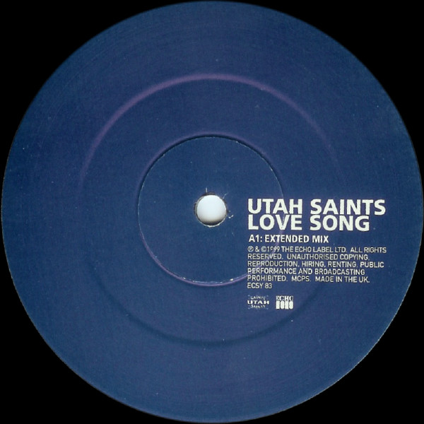 Utah Saints - Love Song | Echo (ECSY 83) - 2 Utah Saints - Love Song | Echo (ECSY 83) - 2