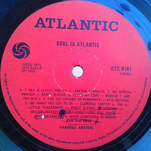 Otis Redding - In Person At The Whisky A Go Go | Atlantic (ATC 9142) - 3