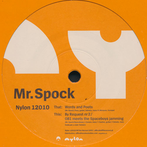 Mr. Spock - Words And Poets | Nylon Discographics (NYLON12010)