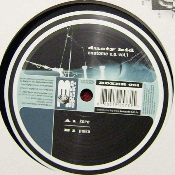 Dusty Kid - Anatome E.P. Vol. 1 | Boxer Recordings (BOXER 051)