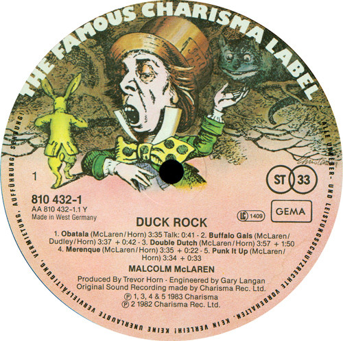 Malcolm McLaren - Duck Rock | Charisma (810 432-1) - 3