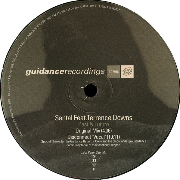 Santal Feat. Terrance Downs - Past & Future | Guidance Recordings (GDR068) - 2