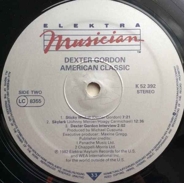 Dexter Gordon - American Classic | Elektra Musician (MUS K 52 392) - 4 Dexter Gordon - American Classic | Elektra Musician (MUS K 52 392) - 4