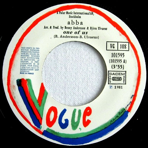 ABBA - One Of Us | Vogue (101595) - 3