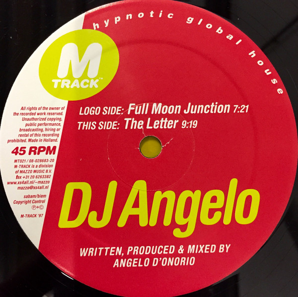 DJ Angelo - Full Moon Junction | M-Track (MT021) - main