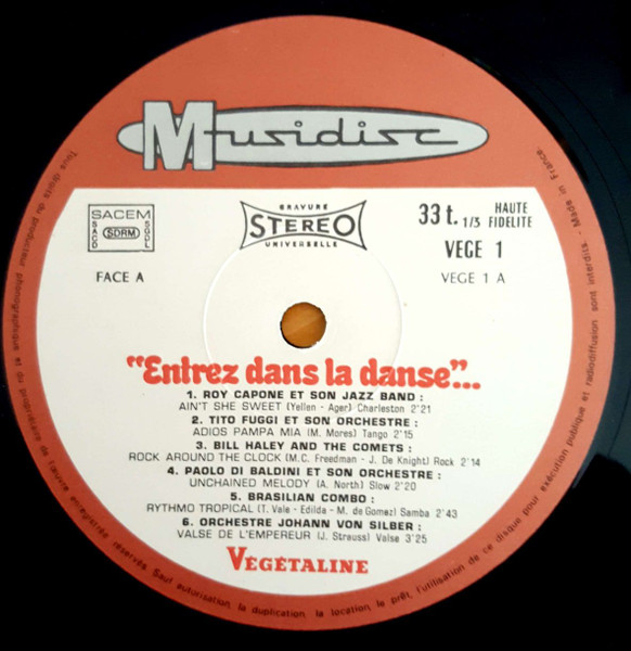 Various - Entrez Dans la Danse | Musidisc (VEGE 1) - 3