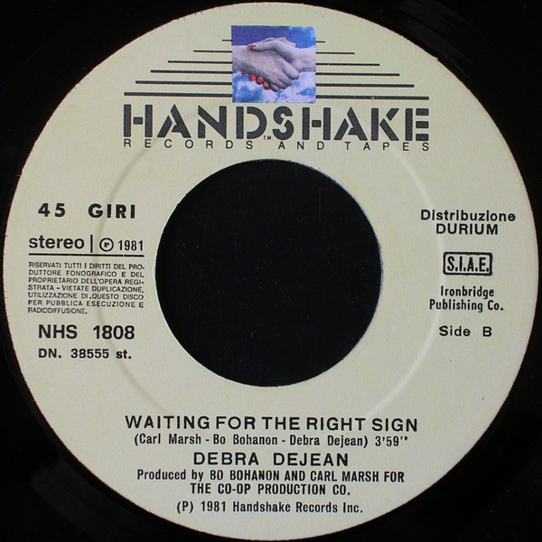 Debra Dejean - Are You Lovin' Somebody | Handshake Records And Tapes (NHS 1808) - 4