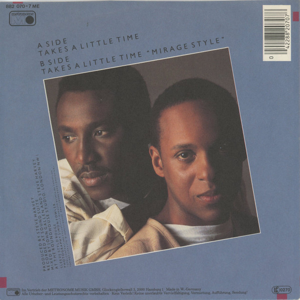 Total Contrast - Takes A Little Time | Metronome (882 070-7) - 2 Total Contrast - Takes A Little Time | Metronome (882 070-7) - 2