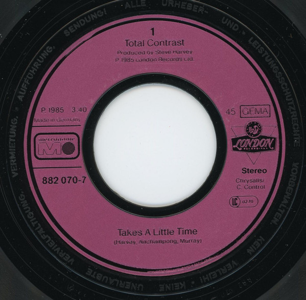 Total Contrast - Takes A Little Time | Metronome (882 070-7) - 3 Total Contrast - Takes A Little Time | Metronome (882 070-7) - 3