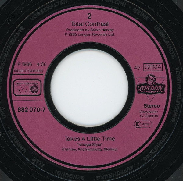 Total Contrast - Takes A Little Time | Metronome (882 070-7) - 4 Total Contrast - Takes A Little Time | Metronome (882 070-7) - 4