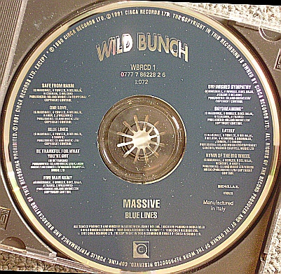 Massive Attack - Blue Lines | Wild Bunch Records (WBRCD 1) - 3 Massive Attack - Blue Lines | Wild Bunch Records (WBRCD 1) - 3