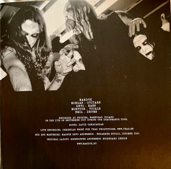 Marduk - Warschau (2LP) [Vinyl] | Century Media (88985490131) - 3