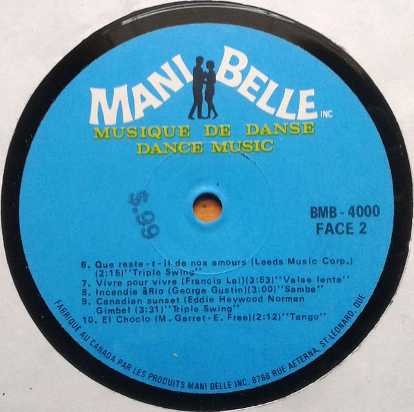 Bibi La Crème - 1er Volume [Vinyl] | Manibelle (BMB 4000) - 4