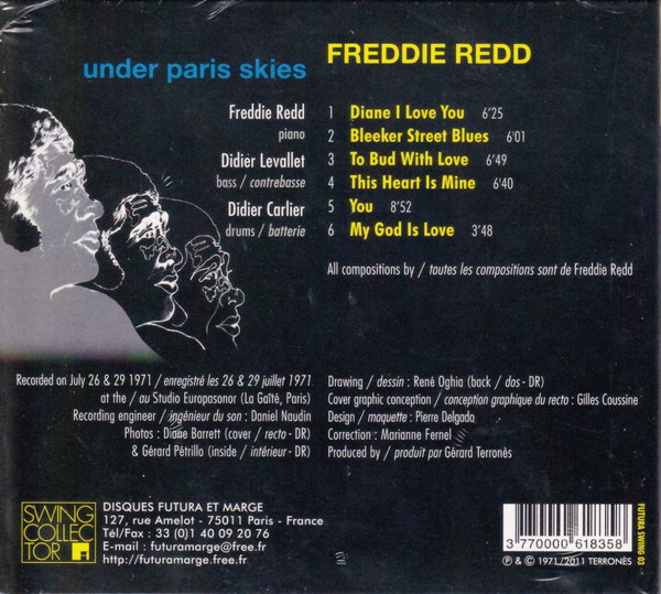 Freddie Redd - Under Paris Skies | Futura Records (FUTURA SWING 03) - 2
