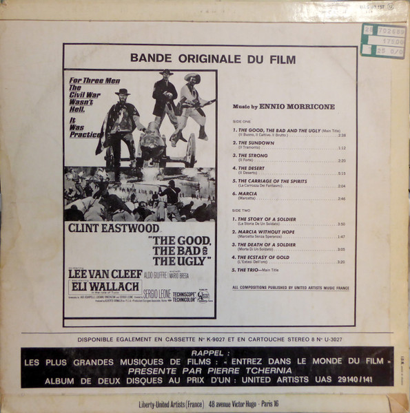 Ennio Morricone - Le Bon, La Brute Et Le Truand = The Good, The Bad And The Ugly (Bande Sonore Originale Du Film) | United Artists Records (UAS 69 157) - 2 Ennio Morricone - Le Bon, La Brute Et Le Truand = The Good, The Bad And The Ugly (Bande Sonore Originale Du Film) | United Artists Records (UAS 69 157) - 2