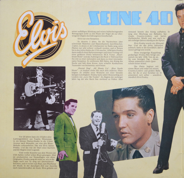 Elvis Presley - Seine 40 Grössten Hits | Arcade Records (ADE G6) - 2