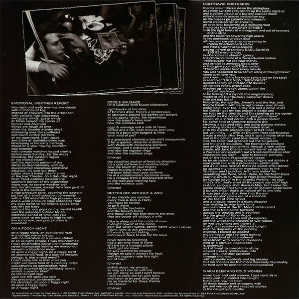 Tom Waits - Nighthawks At The Diner | Asylum Records (AS 63 002) - 3 Tom Waits - Nighthawks At The Diner | Asylum Records (AS 63 002) - 3