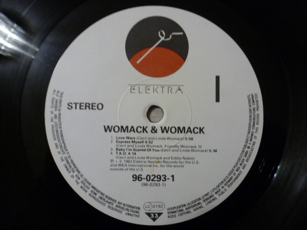 Womack & Womack - Love Wars | Elektra (96-0293-1) - 3 Womack & Womack - Love Wars | Elektra (96-0293-1) - 3