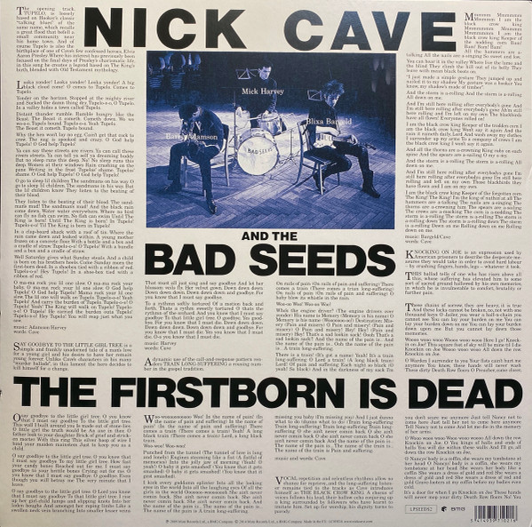 Nick Cave & The Bad Seeds - The Firstborn Is Dead | Mute (LPSEEDS2) - 2