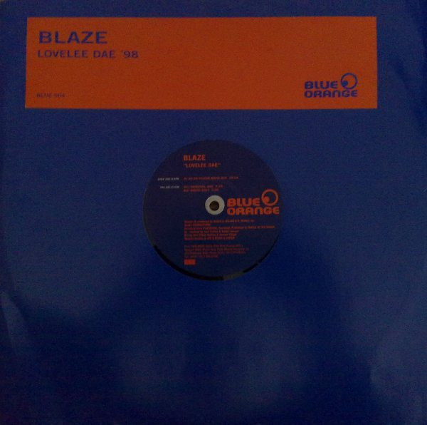 Blaze - Lovelee Dae '98 | Blue Orange (BLUE 004) - main