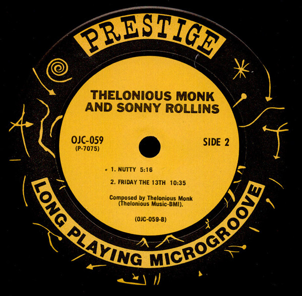 Thelonious Monk / Sonny Rollins - Thelonious Monk / Sonny Rollins | Original Jazz Classics (OJC-059) - 4