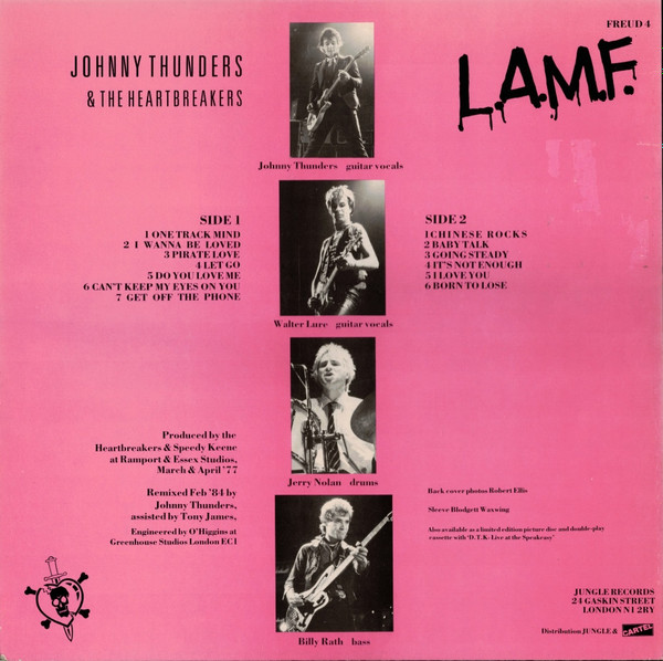 The Heartbreakers - L.A.M.F. Revisited LP | Jungle Records (FREUD 4) - 2 The Heartbreakers - L.A.M.F. Revisited LP | Jungle Records (FREUD 4) - 2