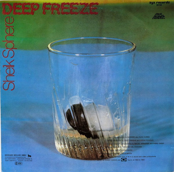 Sheik Sphere - Deep Freeze | ZYX Records (ZYX 5110) - 2