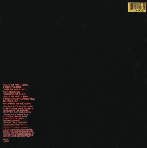 Kid Flash - Hot Like Fire | Tabu Records (4Z9 07576) - 2 Kid Flash - Hot Like Fire | Tabu Records (4Z9 07576) - 2