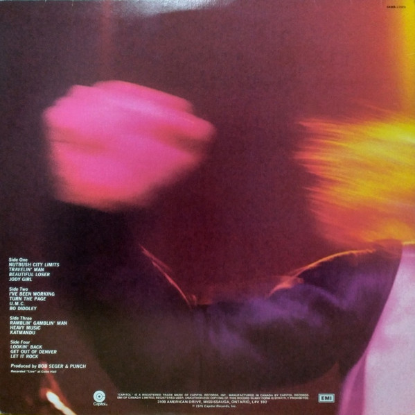 Bob Seger And The Silver Bullet Band - Live Bullet (2LP) [Vinyl] | Capitol Records (SKBB-11523) - 4