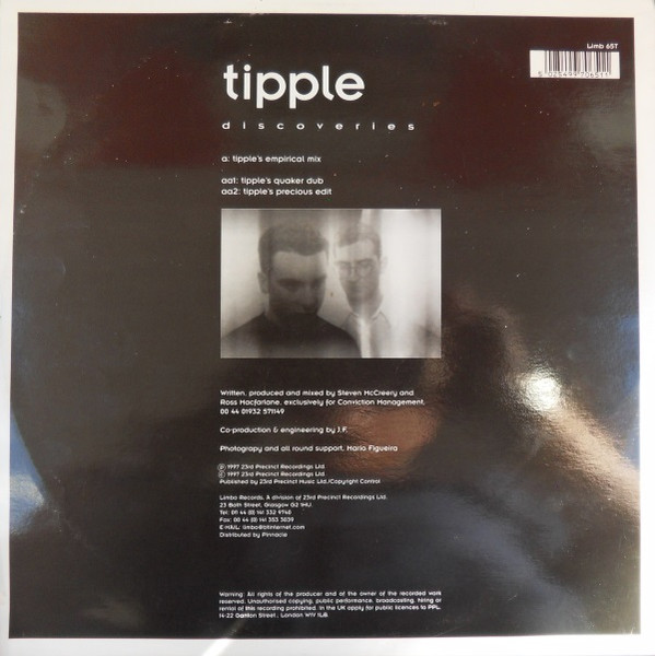 Tipple - Discoveries | Limbo Records (LIMB 065T) - 2 Tipple - Discoveries | Limbo Records (LIMB 065T) - 2